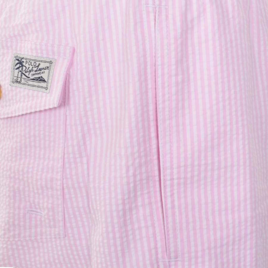 ハーフ・ショートパンツ Polo Ralph Lauren Pink Striped Swim Trunks Polo Ralph Lauren Traveler Swim Trunks, $85 | Nordstrom